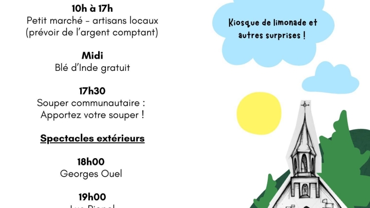 La p'tite fête ce samedi!