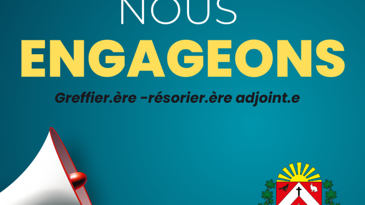 OFFRE D'EMPLOI OFFRE D'EMPLOI Greffier.ère - trésorier.ère adjoint.e