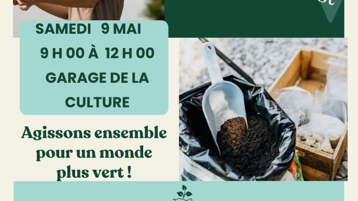 Distribution d'arbres et de compost