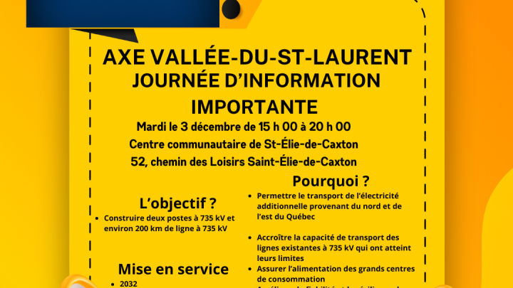 Journée Portes Ouvertes Hydro-Québec