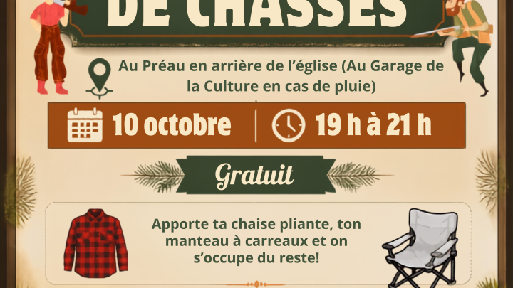 La soirée des veuves de chasse!