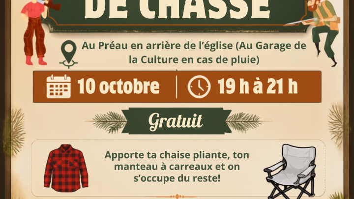 La soirée des veuves de chasse!