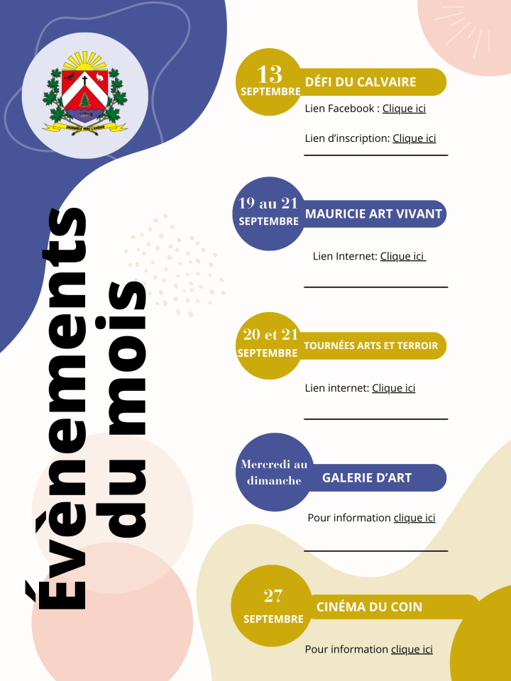 Événement en septembre