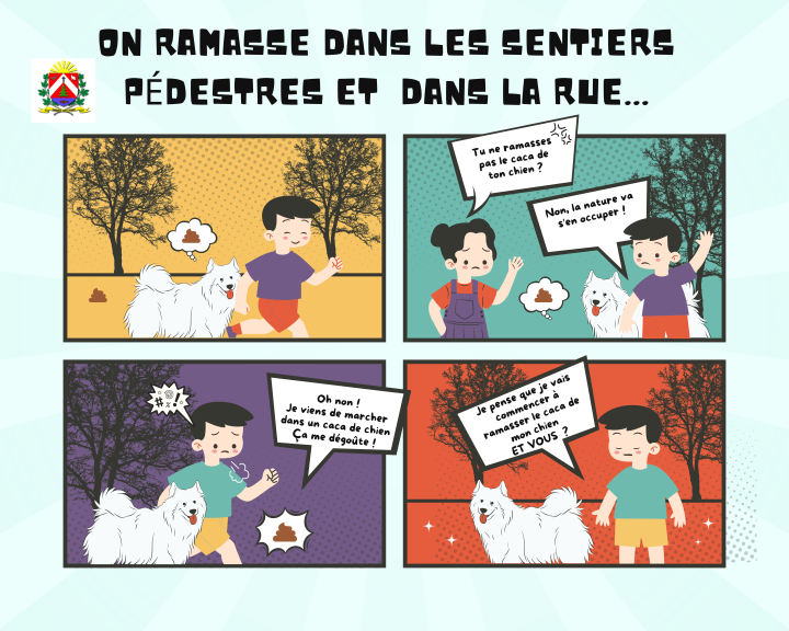 En promenant votre fidèle compagnon!