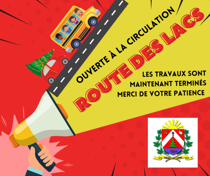 ROUTE DES LACS OUVERTES!!!!!