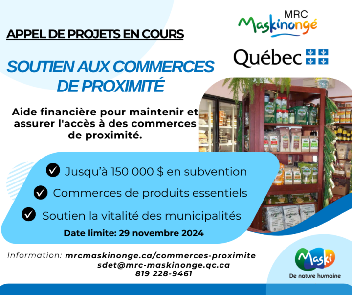 Soutien aux commerces de proximité